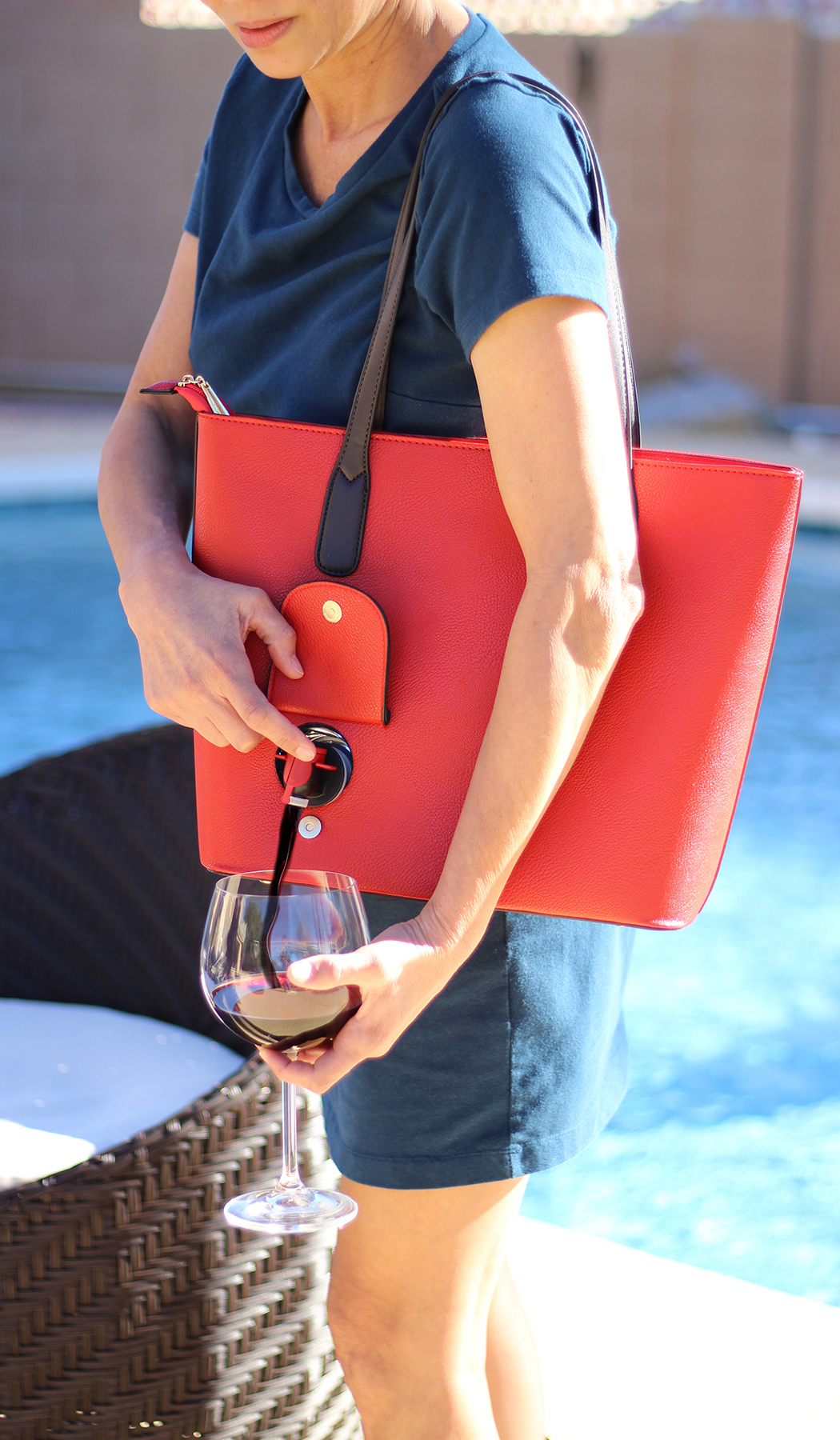 portovino wine purse